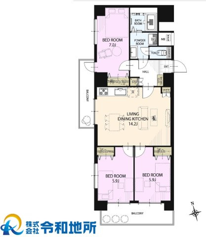 湘南スカイハイツ　2号棟