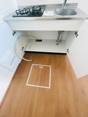 N3のキッチン|コンパクトなキッチンで掃除もラクラク
