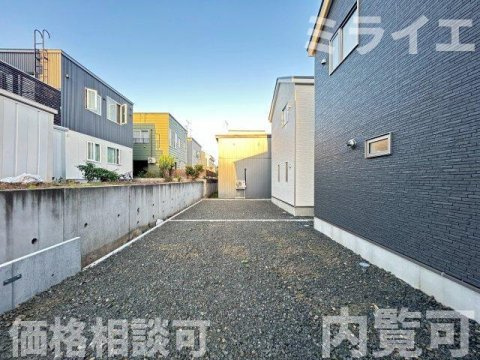 【新築戸建】札幌市西区西野11条9丁目2棟の庭