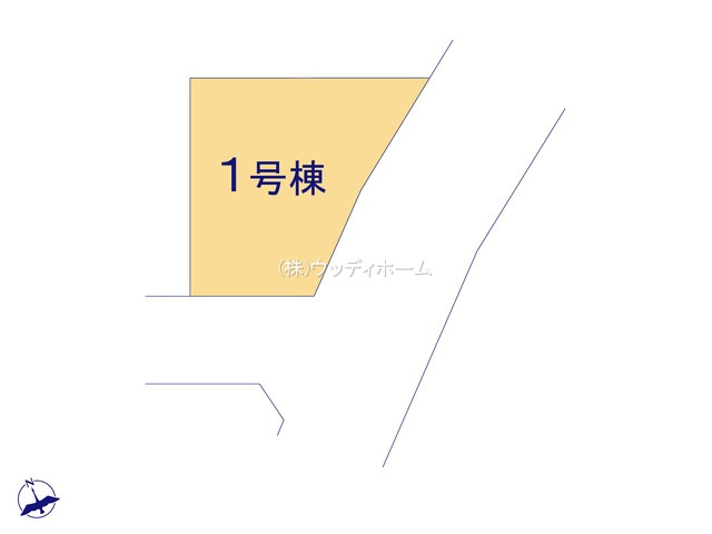 春日部市米島24-1期　新築一戸建ての区画図