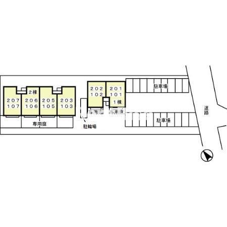 セジュールマエダ Ⅰのエントランス