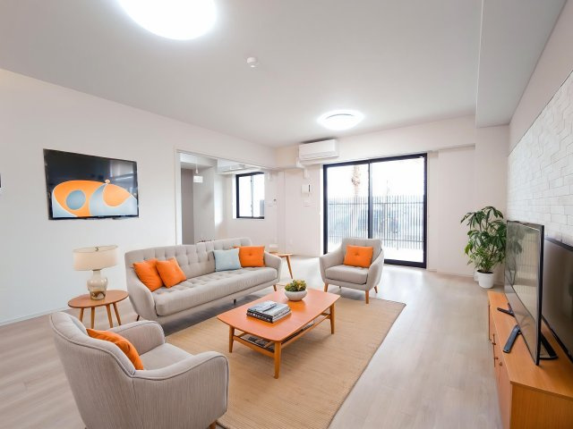 プライム フォレスト 百合ヶ丘の居間・リビング|※CG画像のため家具はつきません