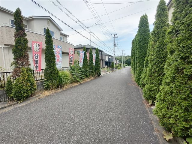 【前面道路含む現地写真】 | 毛呂山町目白台 | 本下水
