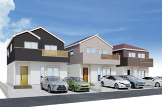 【外観】 | 藤沢市高倉  3号棟 6期 | 建物完成時に異なる場合がありその際は現況優先となります