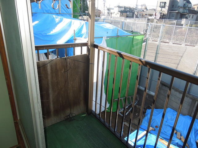 一之江戸建のバルコニー