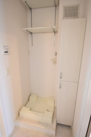 ルナパレス友岡の洗面所|室内洗濯機置き場