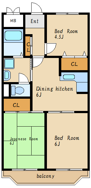 ビアンコ・ディモーラの間取り