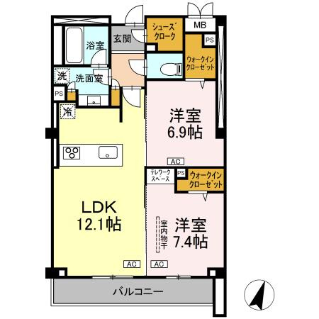 プライム フォレスト 百合ヶ丘の間取り