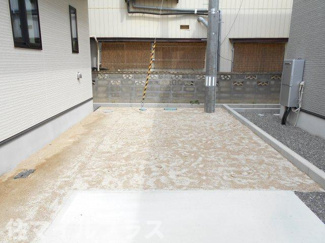 【庭】 | 郡山市静町新築一戸建て2棟 | お庭でゆったりと過ごせます