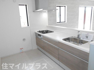 【キッチン】 | 郡山市静町新築一戸建て2棟 | 使いやすいキッチンです