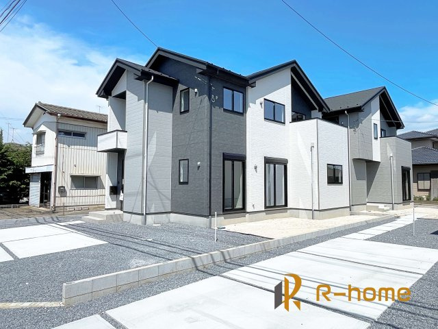 つくば市玉取1期　新築戸建て　1号棟の外観|ご予約を頂ければ、『平日』はもちろん『早朝』や『夜間』もご見学可能です♪お気軽にお申し付けください♪