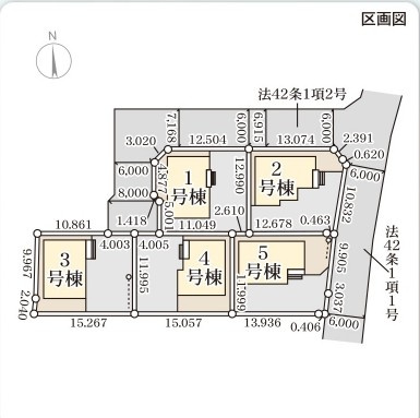 【区画図】 | 三本柳２2地割