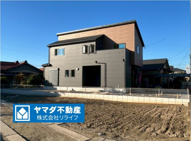 リナージュ　一宮市大毛第1期　全1区画分譲の外観|■1号棟
■YAMADA電機の　ヤマダ不動産　株式会社リライフ　一宮店■
■アイディホームの家は全棟　【耐震等級３級】！
住宅性能評価書取得物件で信頼の高い日本の風土に適した在来工法の住宅です。
