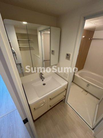 セレニテフラン難波の洗面所