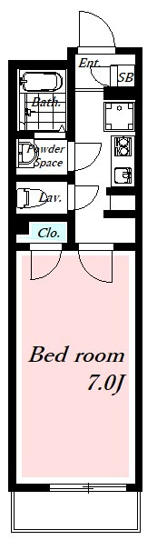 クレイノＭＩＹＡＢＩの間取り