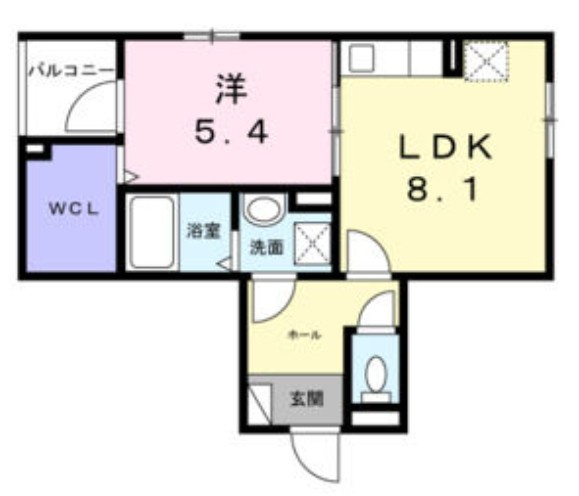 ブリリアンスの間取り