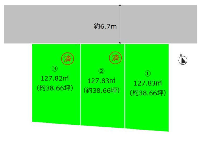 堺市東区大美野　売土地