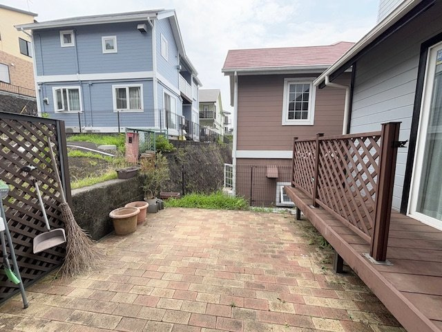 三島市谷田　中古戸建の庭