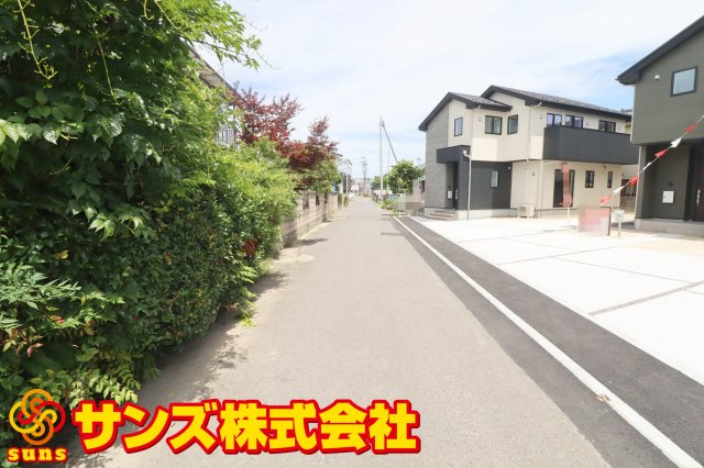 郡山市静町6期　　　  ２号棟　　　大成小学校、郡山第７中学区　の外観|西側前面道路