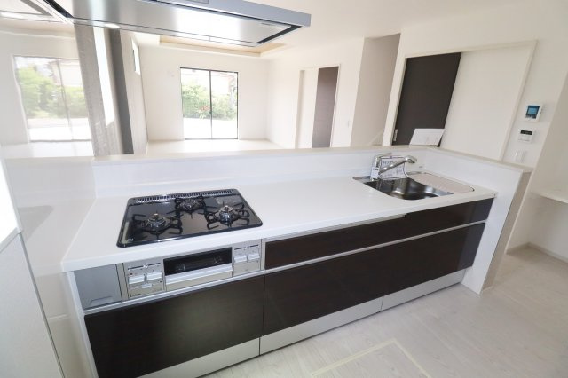 郡山市静町6期　　　  ２号棟　　　大成小学校、郡山第７中学区　のキッチン