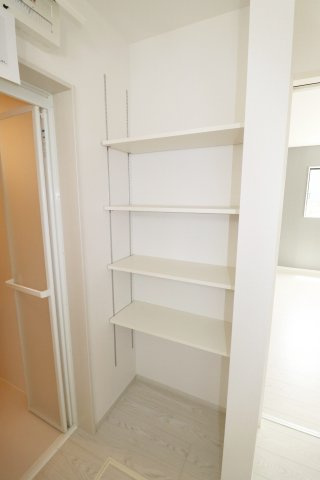 郡山市静町6期　　　  ２号棟　　　大成小学校、郡山第７中学区　の収納