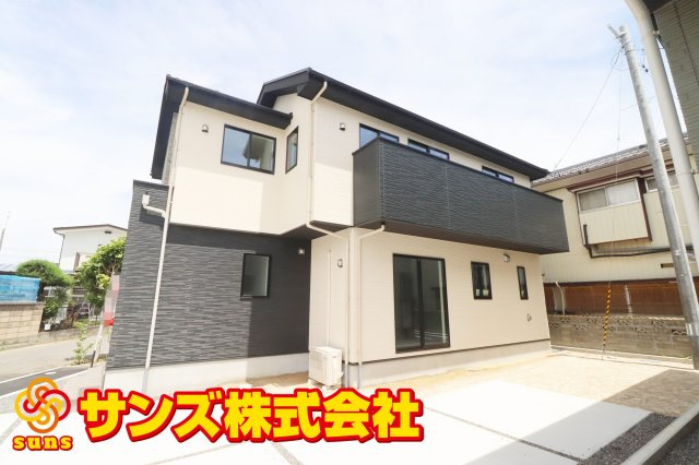 郡山市静町6期　　　  ２号棟　　　大成小学校、郡山第７中学区　の外観|南西側から見た外観