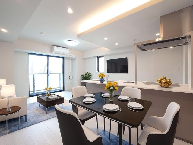 プライム フォレスト 百合ヶ丘の居間・リビング|※CG画像のため家具はつきません