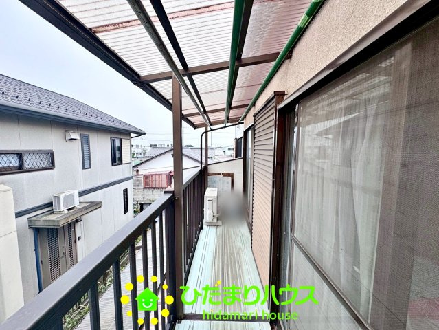 久喜市菖蒲町上栢間のバルコニー