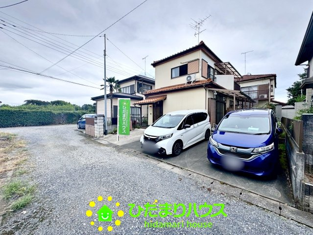 久喜市菖蒲町上栢間の前面道路含む現地写真