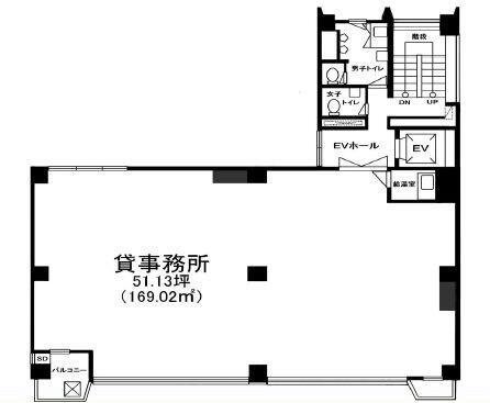 銀座ヤマトビルの間取り