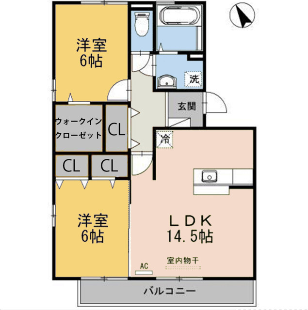ルミエール静B棟の間取り
