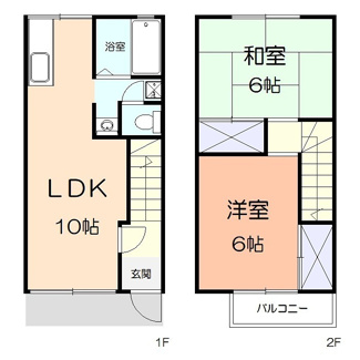 【間取り】 | サンアイハイツＢ