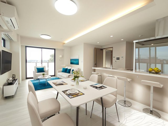 プライム フォレスト 百合ヶ丘の居間・リビング|※CG画像のため家具はつきません