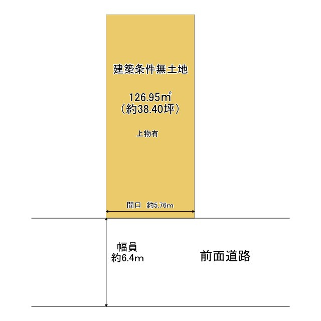 京都市左京区一乗寺庵野町　建築条件無土地の土地図