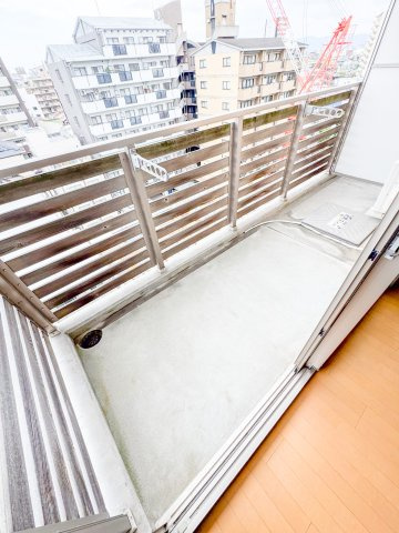 カシェット住吉のバルコニー