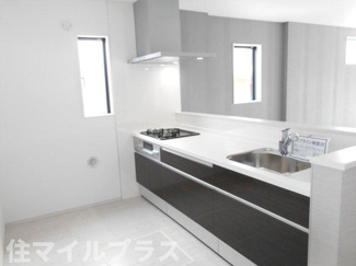 【キッチン】 | 郡山市静町新築一戸建て2棟 | きれいなキッチンです