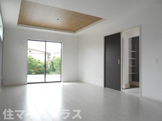 【居間・リビング】 | 郡山市静町新築一戸建て2棟 | おしゃれなリビングです