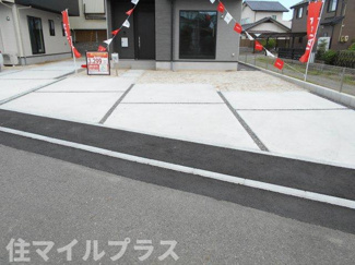 【駐車場】 | 郡山市静町新築一戸建て2棟 | 駐車場の用意があります