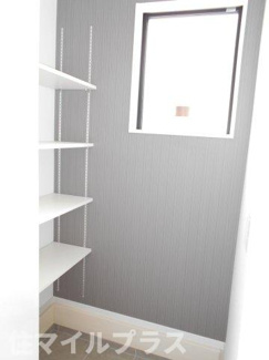 【玄関】 | 郡山市静町新築一戸建て2棟 | シンプルで使いやすい玄関です