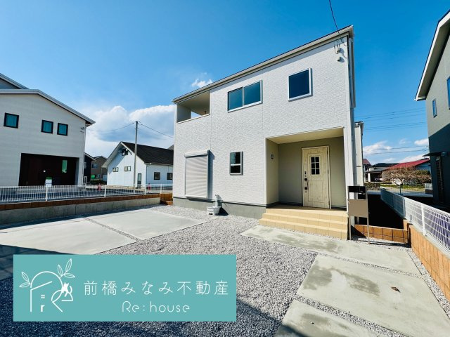 北群馬郡吉岡町漆原第5　４号棟(全４棟)　リーブルガーデン　新築建売分譲の外観|落ち着いた雰囲気の外観です