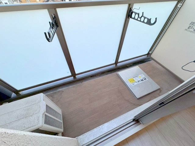 エグゼ新大阪南のバルコニー