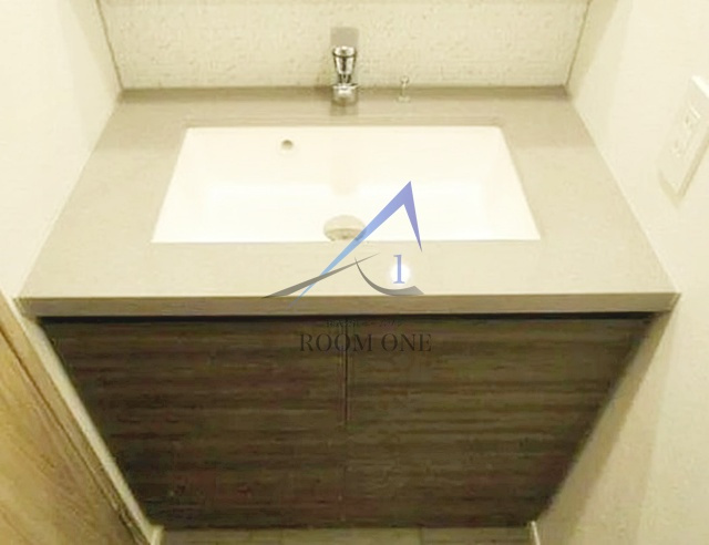 ザ・パークハビオ神楽坂の洗面所|独立洗面台です。