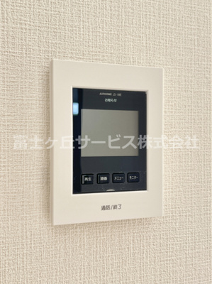 【セキュリティ】 | 御殿場市川島田 6期 新築一戸建て 1号棟 | TVモニター付きインターフォンです
