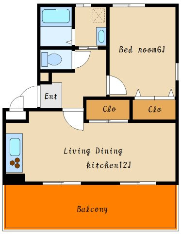 パセオ住吉の間取り