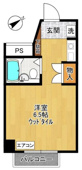 ３０２号室の間取り