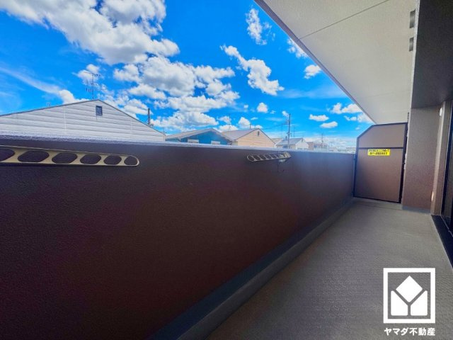 ライオンズマンション伏見のバルコニー