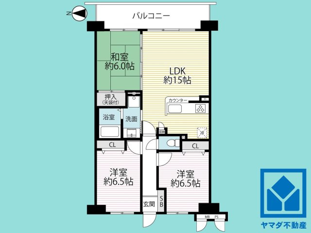 ライオンズマンション伏見の間取り