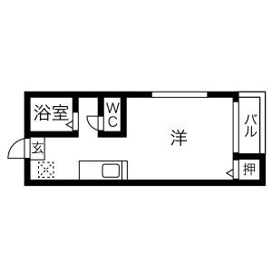 レガリータ天神東の間取り