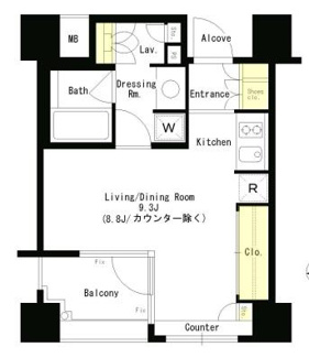 【間取り】 | パークアクシス神楽坂ステージ