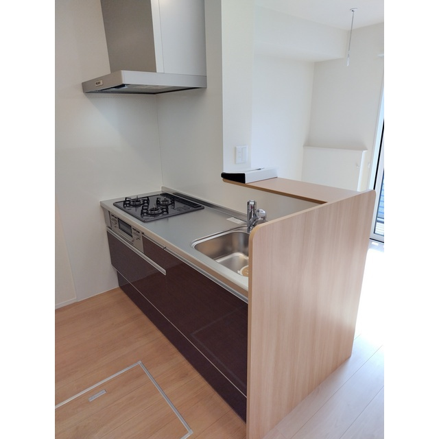 岐阜市宇佐南４丁目のアパートのキッチン